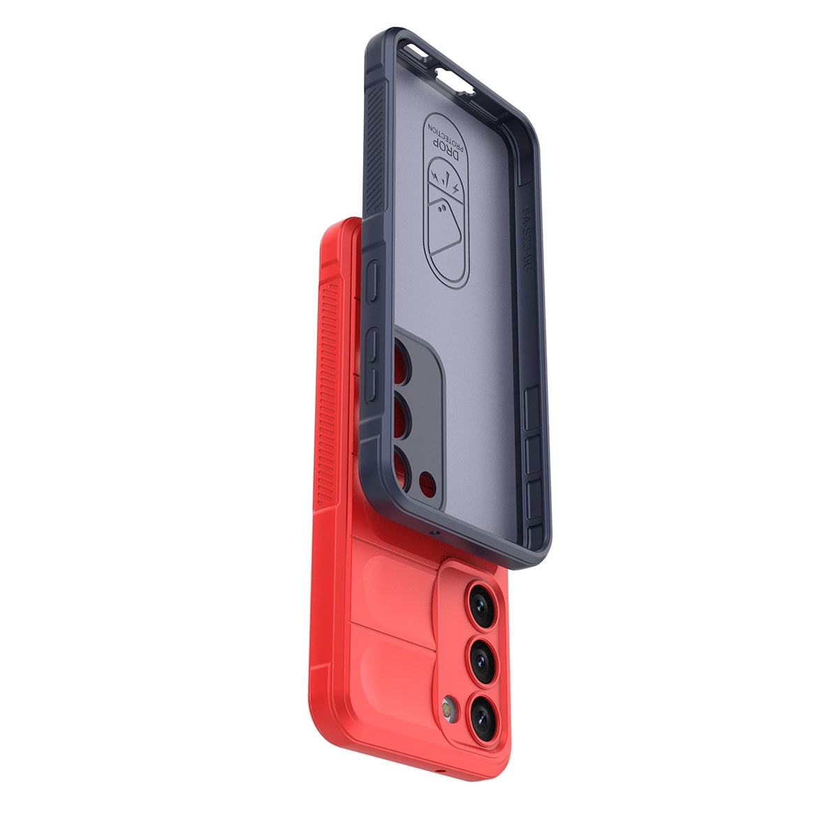 Magic Shield-etui til Samsung Galaxy S23+ fleksibelt panseret cover blå