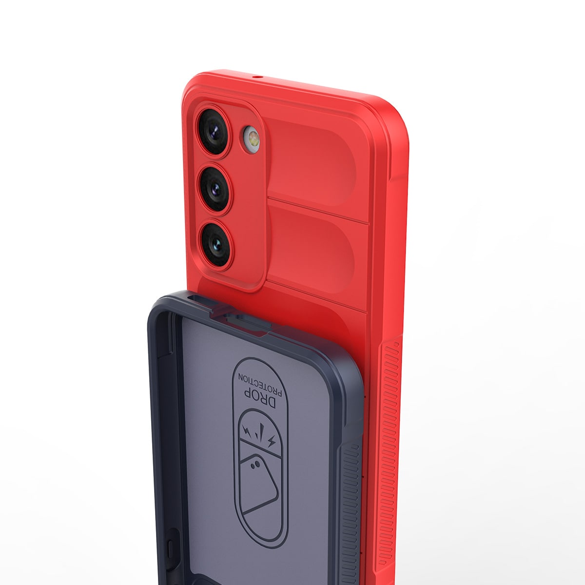 Magic Shield-etui til Samsung Galaxy S23+ fleksibelt panseret cover blå