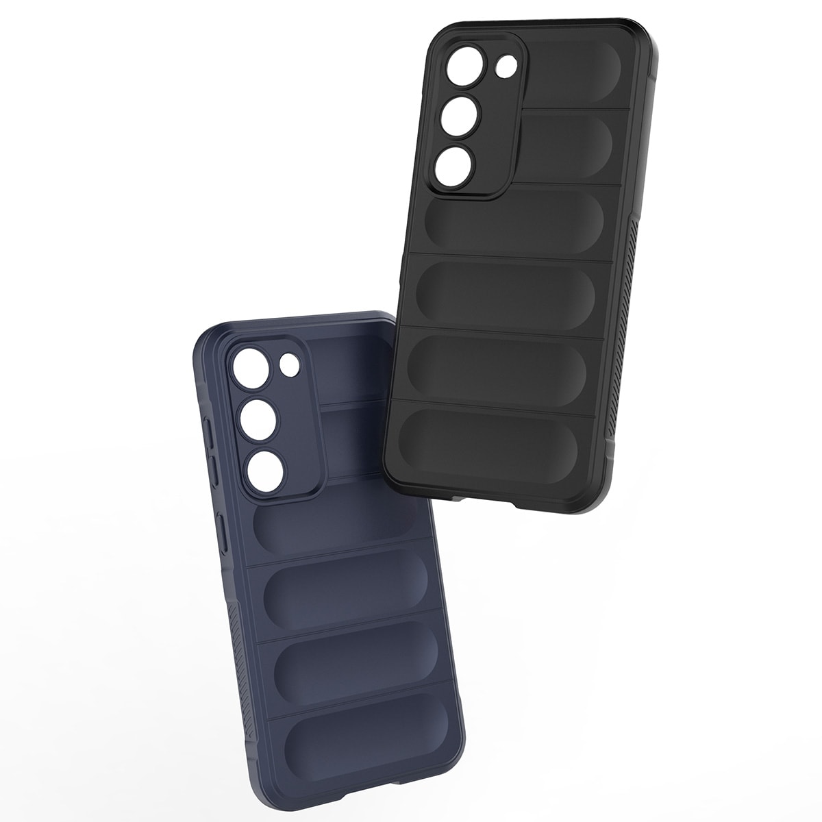 Magic Shield-etui til Samsung Galaxy S23+ fleksibelt panseret cover blå