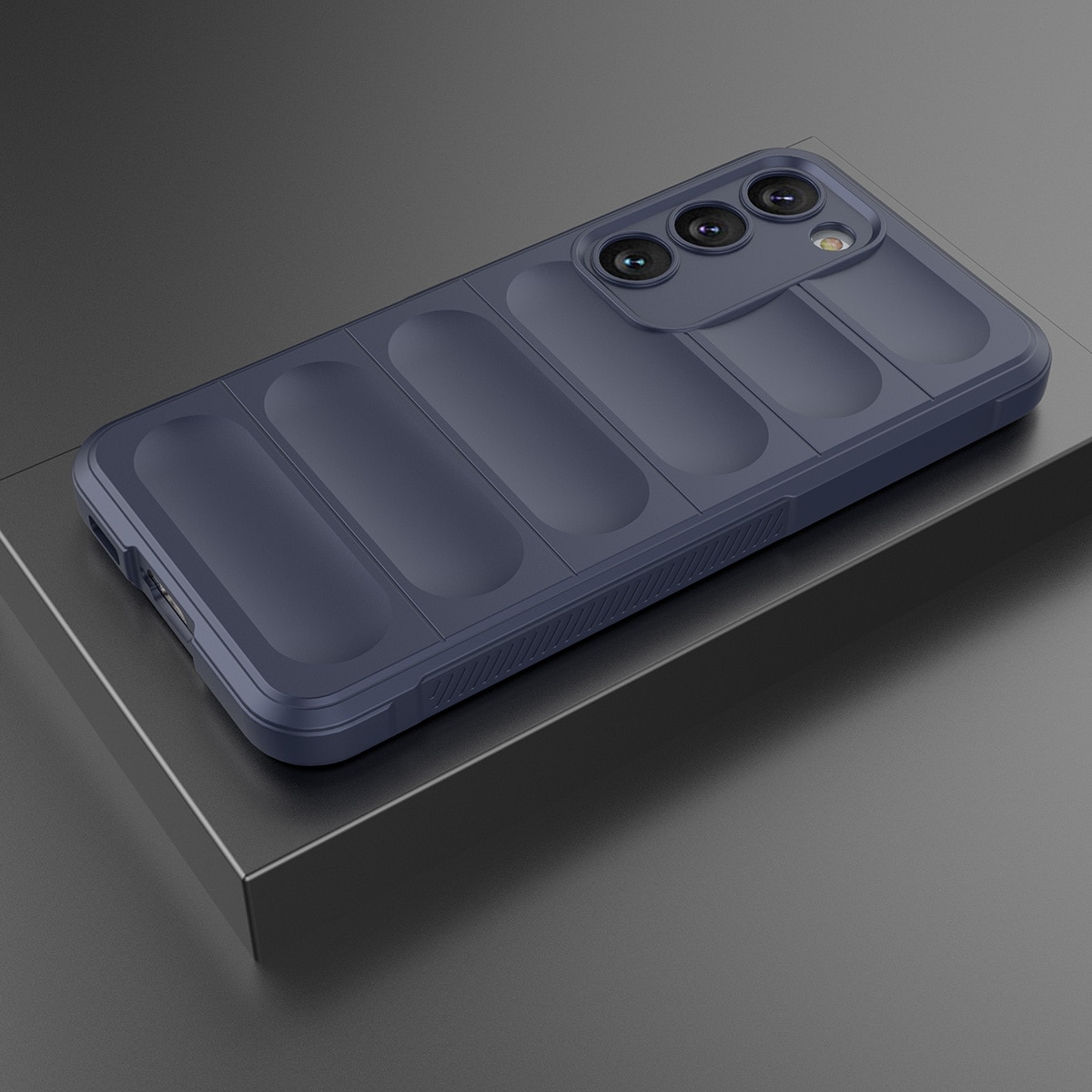 Magic Shield-etui til Samsung Galaxy S23+ fleksibelt panseret cover blå