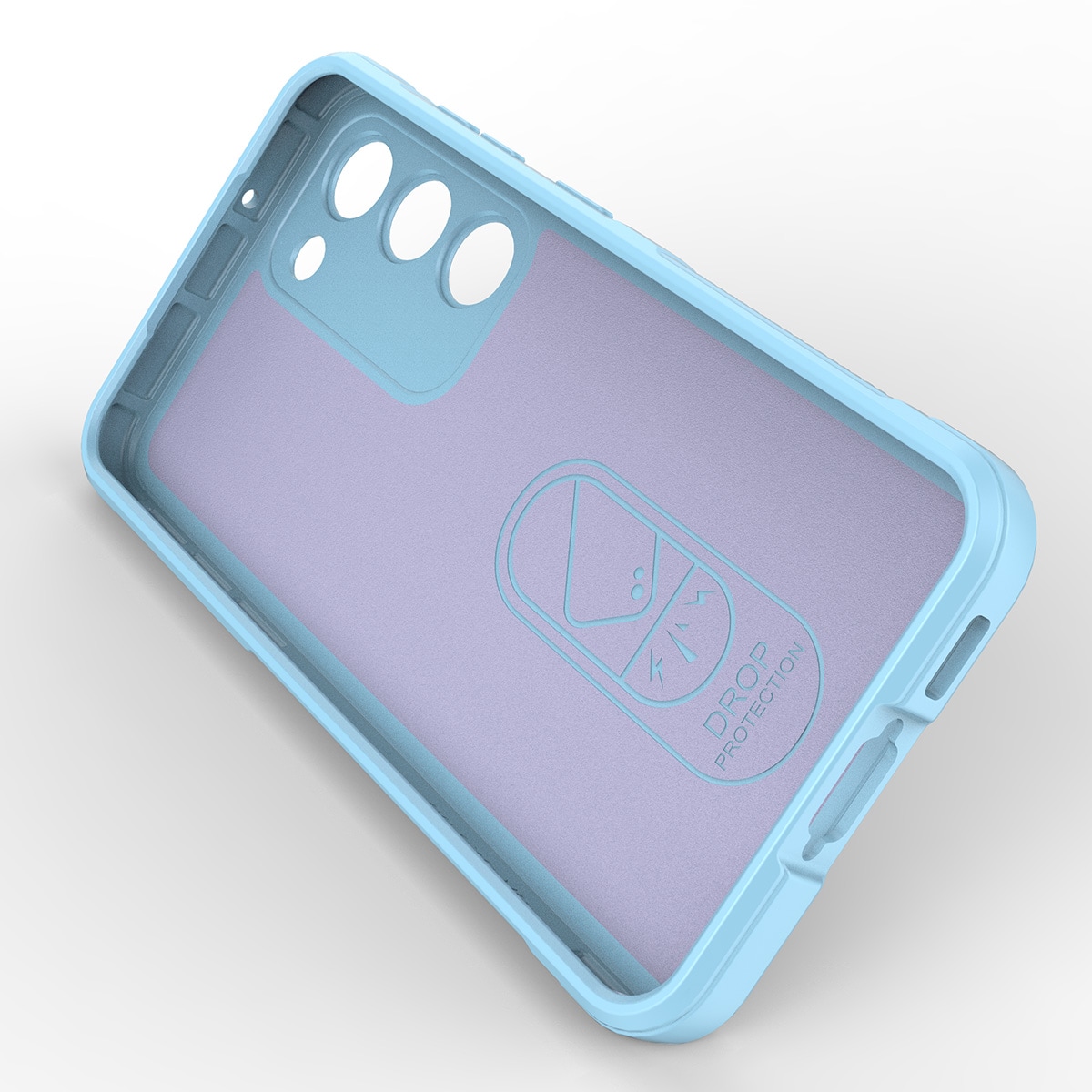 Magic Shield-etui til Samsung Galaxy S23+ fleksibelt panseret cover blå