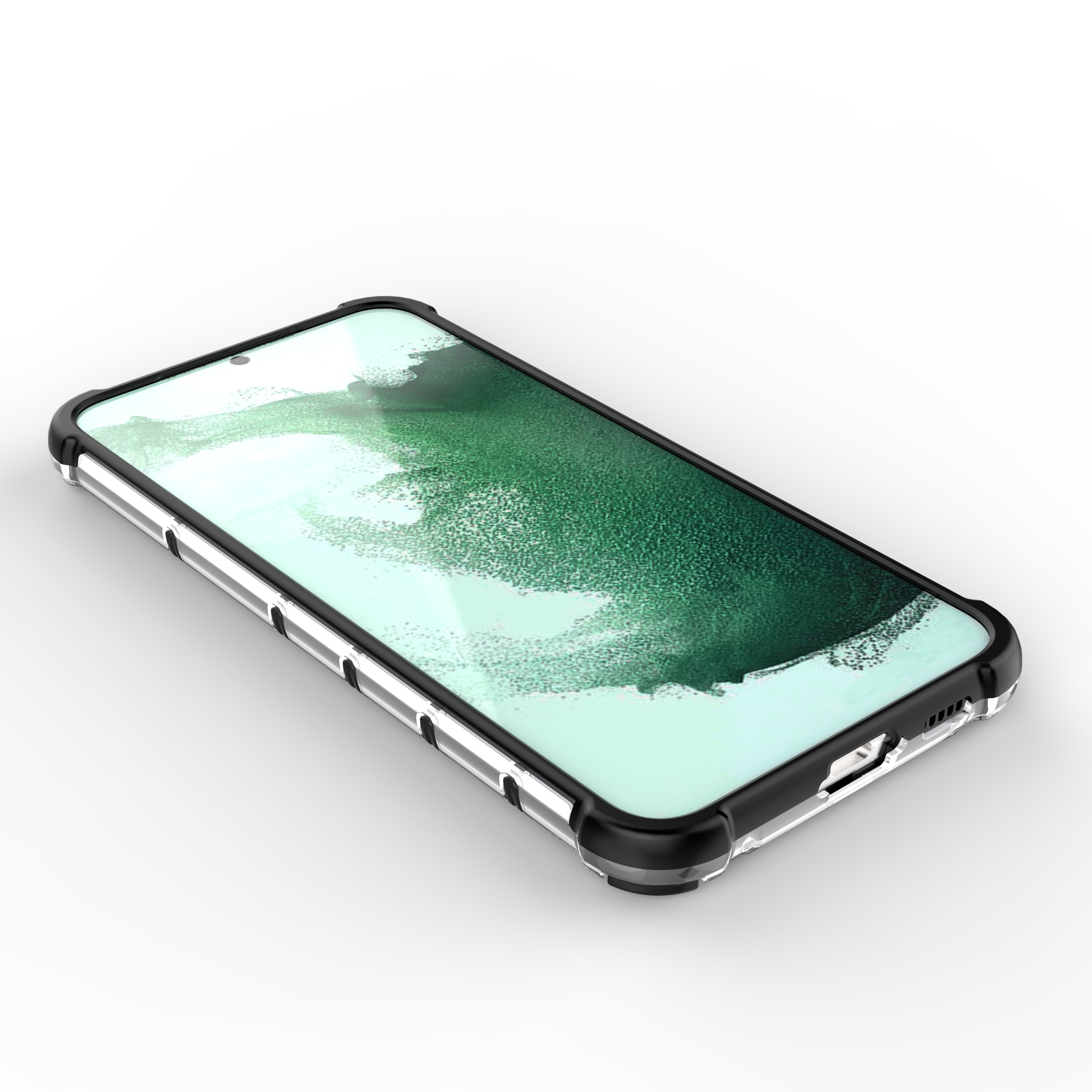 Honeycomb-etui til Samsung Galaxy S23+ pansret hybridcover blå