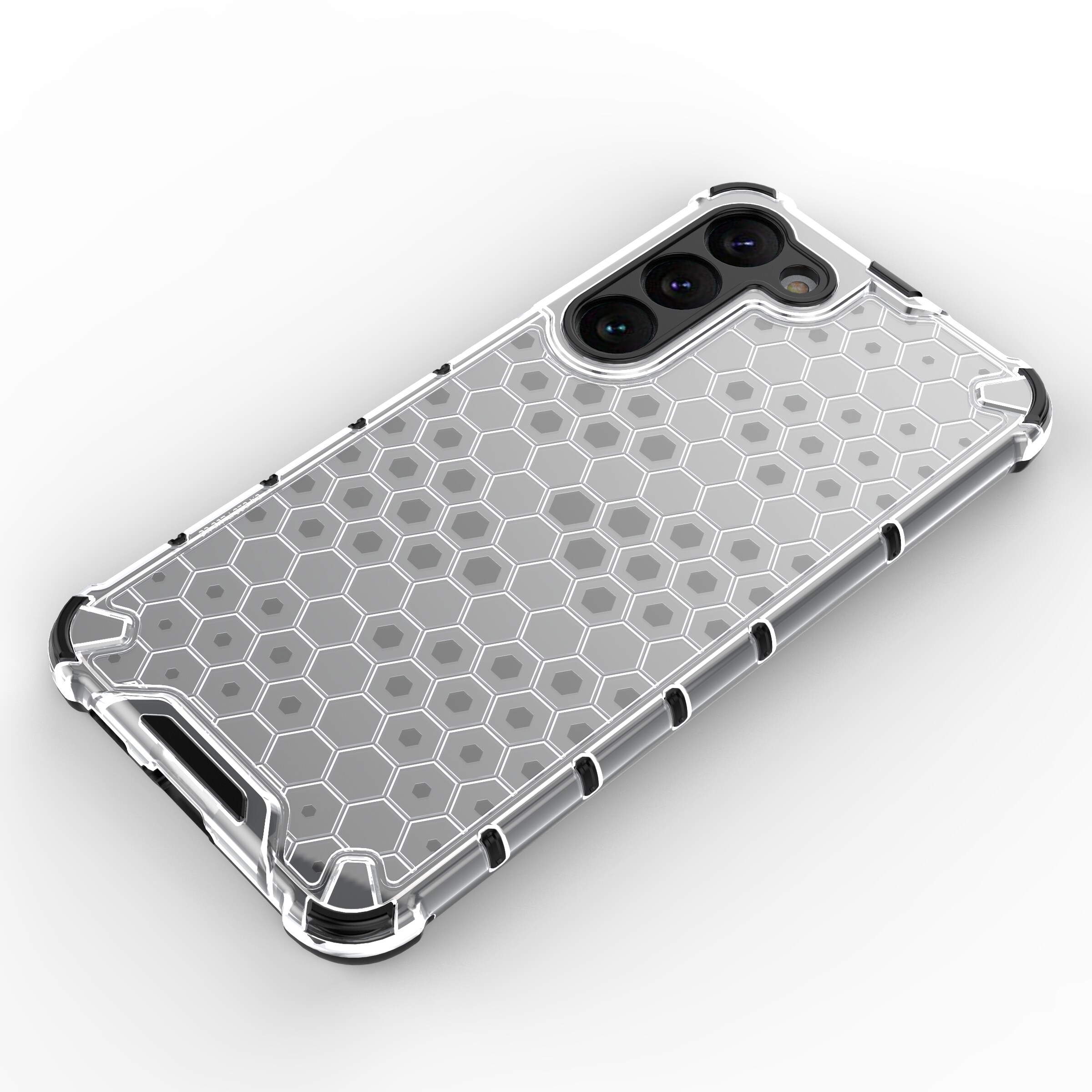 Honeycomb-etui til Samsung Galaxy S23+ pansret hybridcover blå