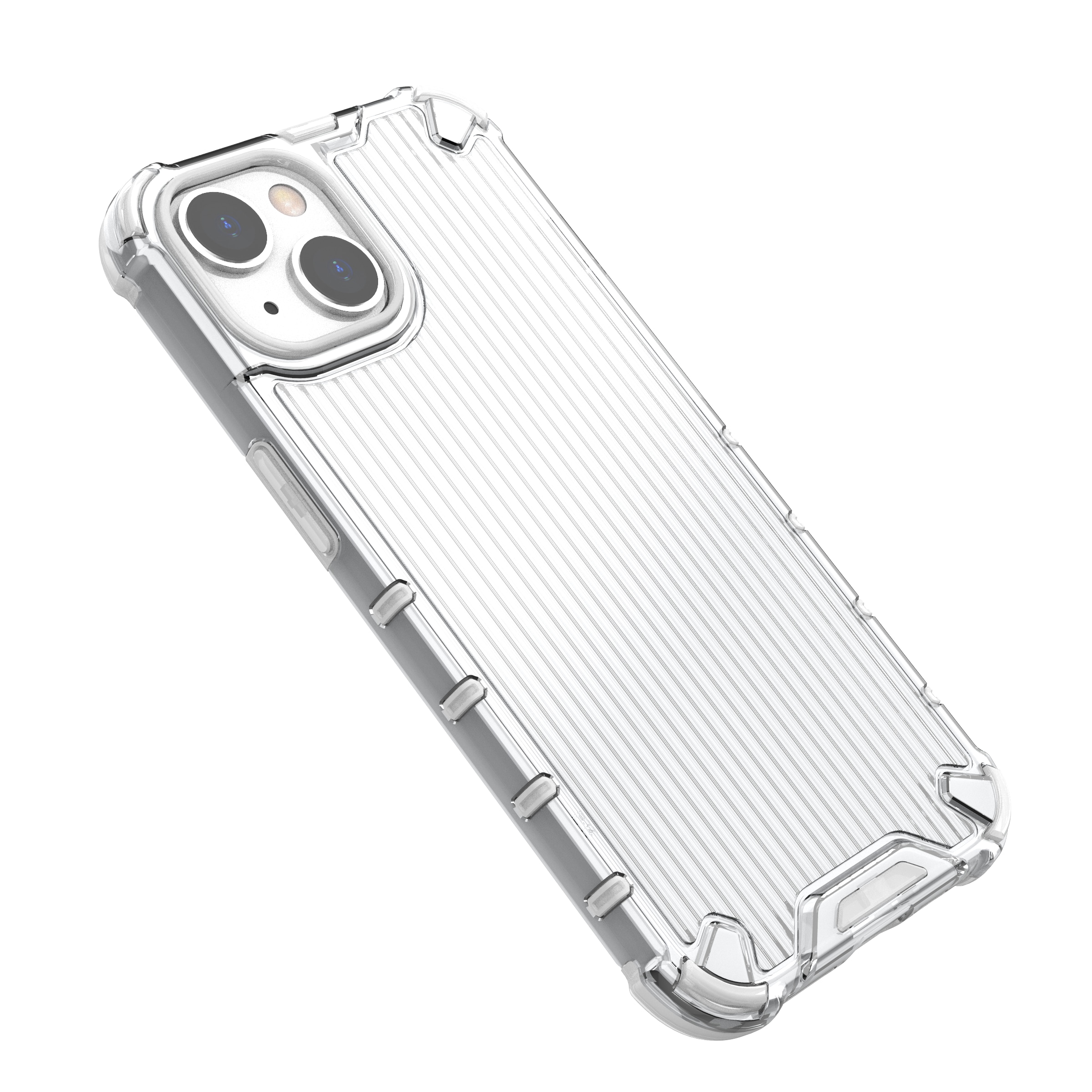 Ombre Protect Case til iPhone 13 lyserødt og blåt panseret etui
