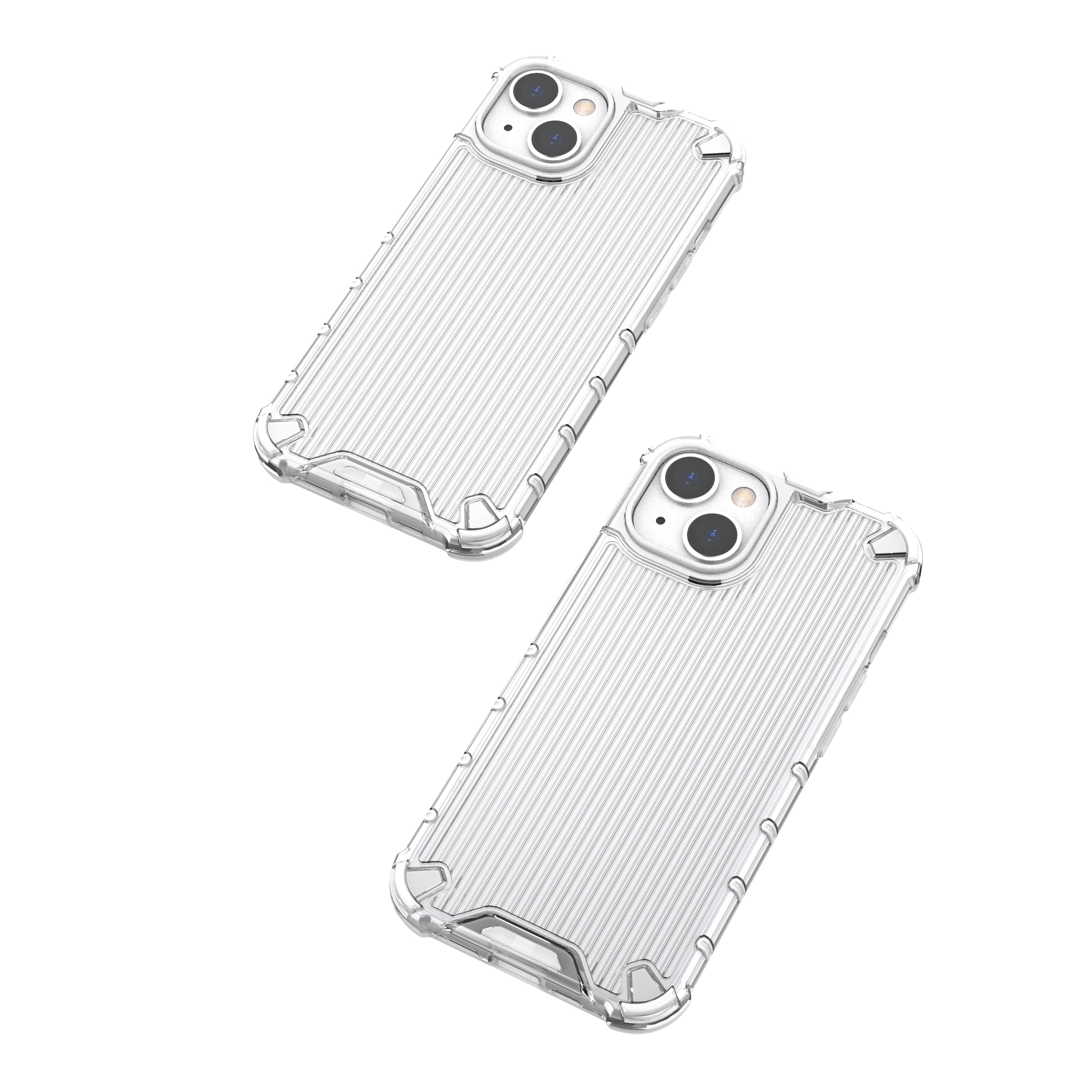 Ombre Protect Case til iPhone 13 lyserødt og blåt panseret etui