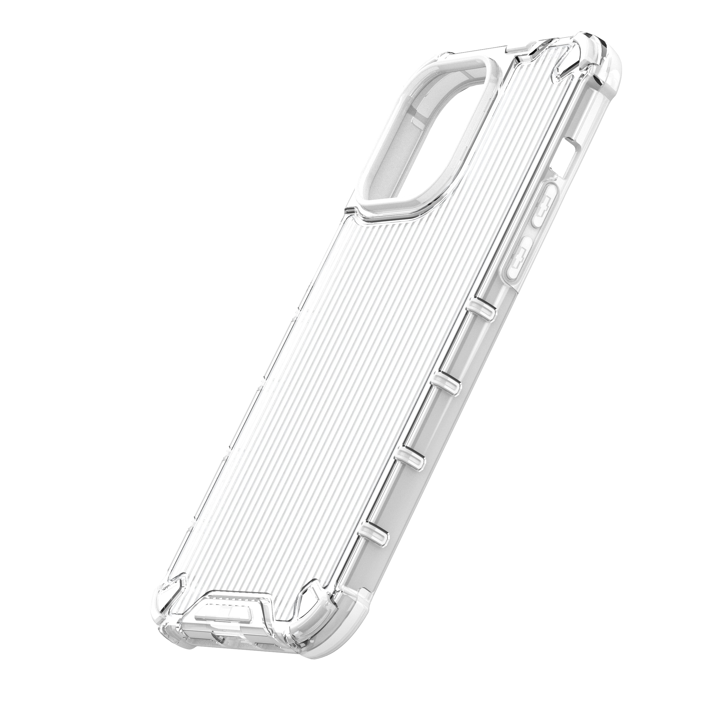 Ombre Protect Case til iPhone 13 Pro Max lyserødt og blåt panseret etui