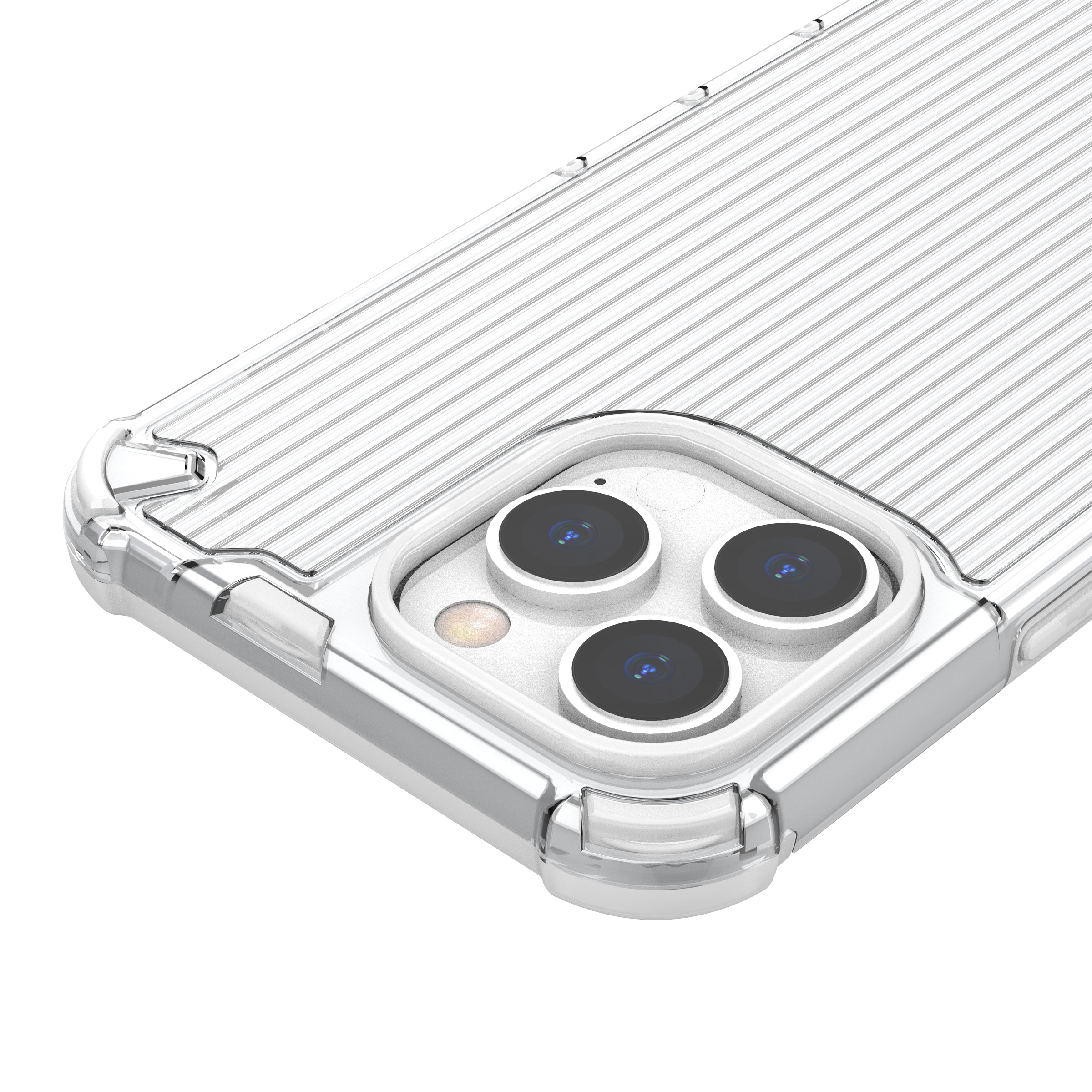 Ombre Protect Case til iPhone 13 Pro Max lyserødt og blåt panseret etui