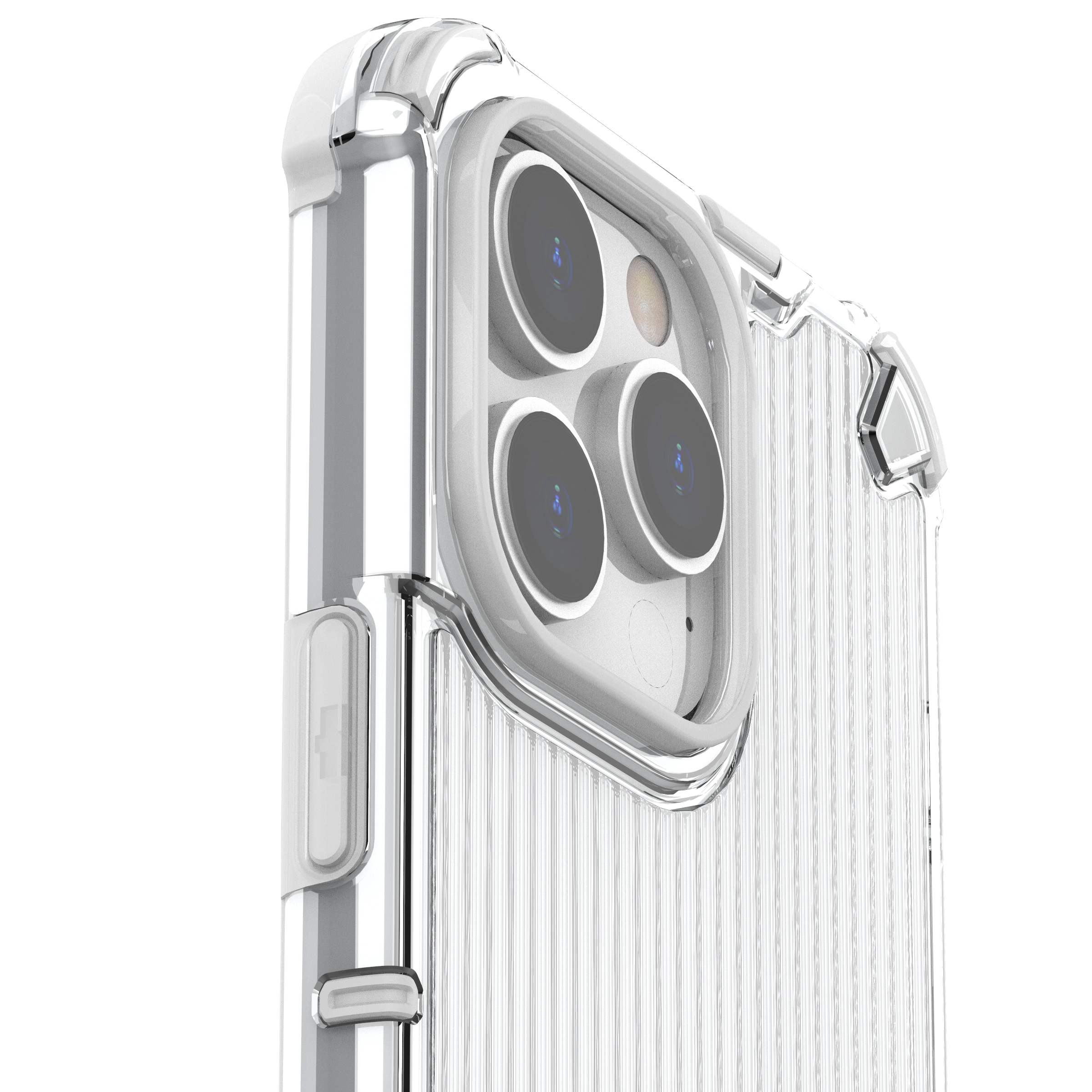 Ombre Protect Case til iPhone 13 Pro Max lyserødt og blåt panseret etui