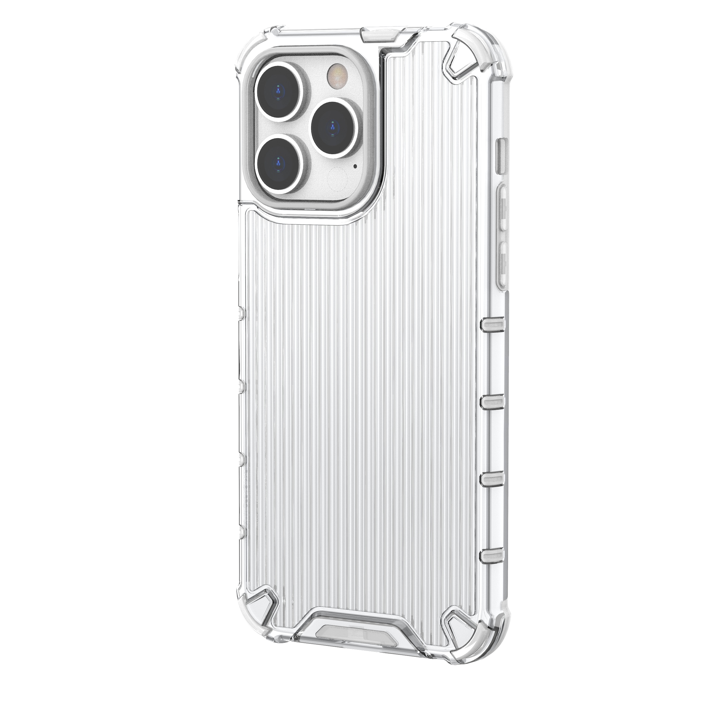 Ombre Protect Case til iPhone 13 Pro Max lyserødt og blåt panseret etui