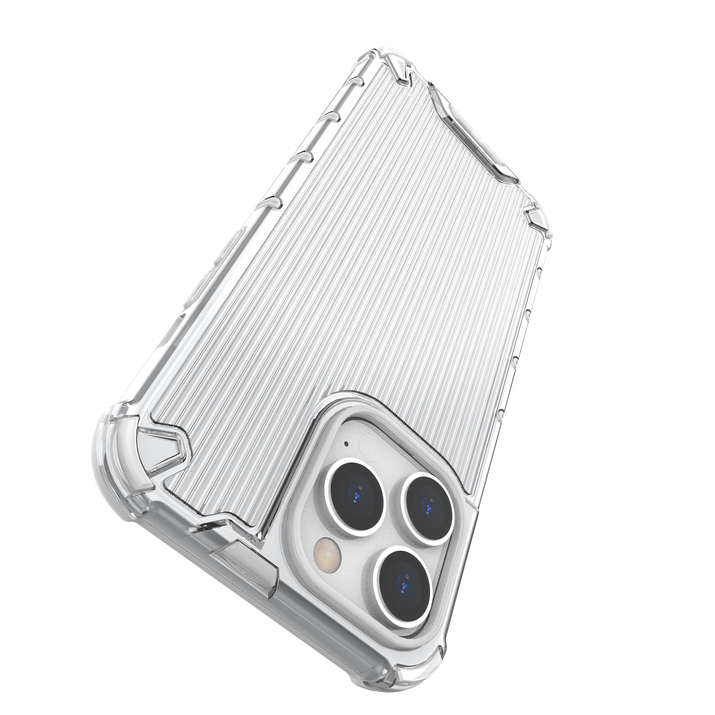 Ombre Protect Case til iPhone 13 Pro Max lyserødt og blåt panseret etui