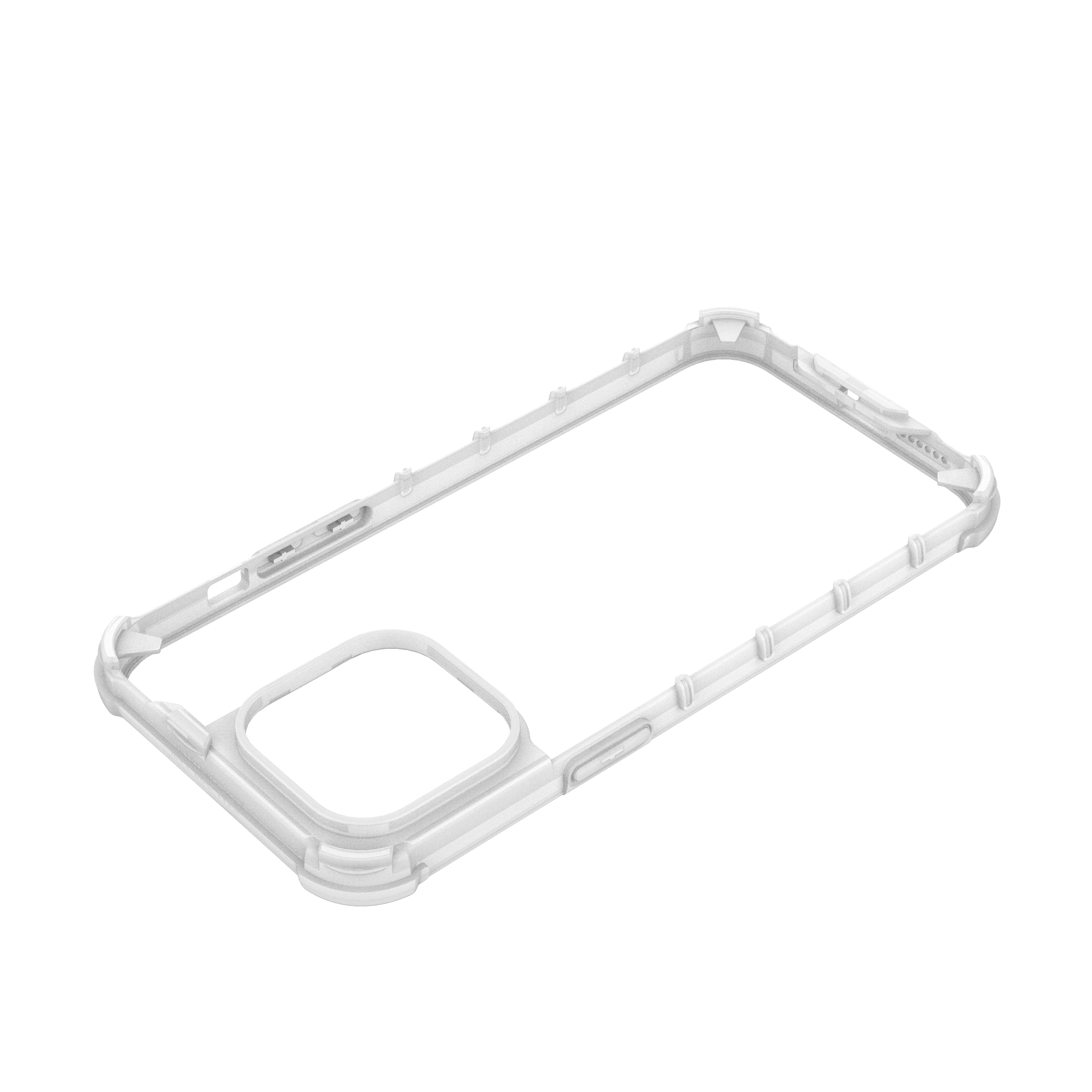 Ombre Protect Case til iPhone 13 Pro Max lyserødt og blåt panseret etui