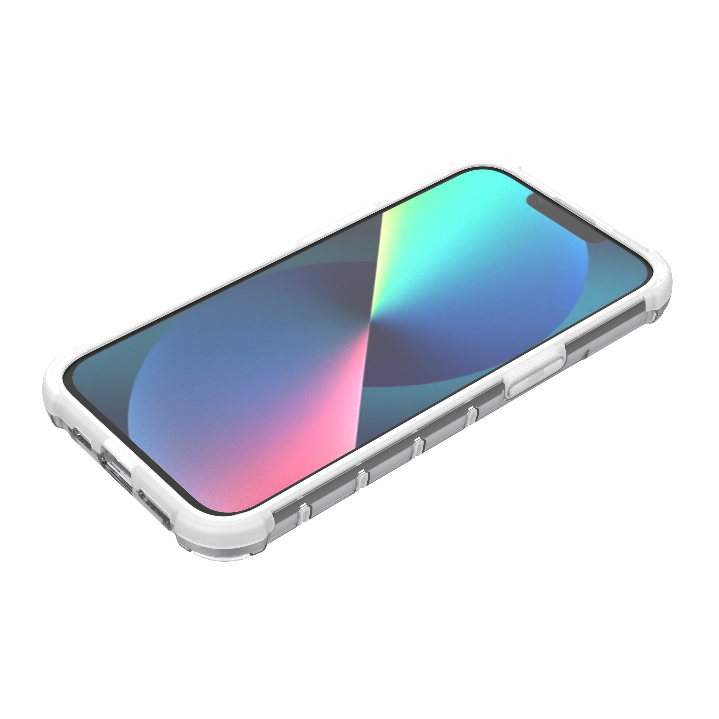 Ombre Protect Case til iPhone 14 lyserødt og blåt panseret etui