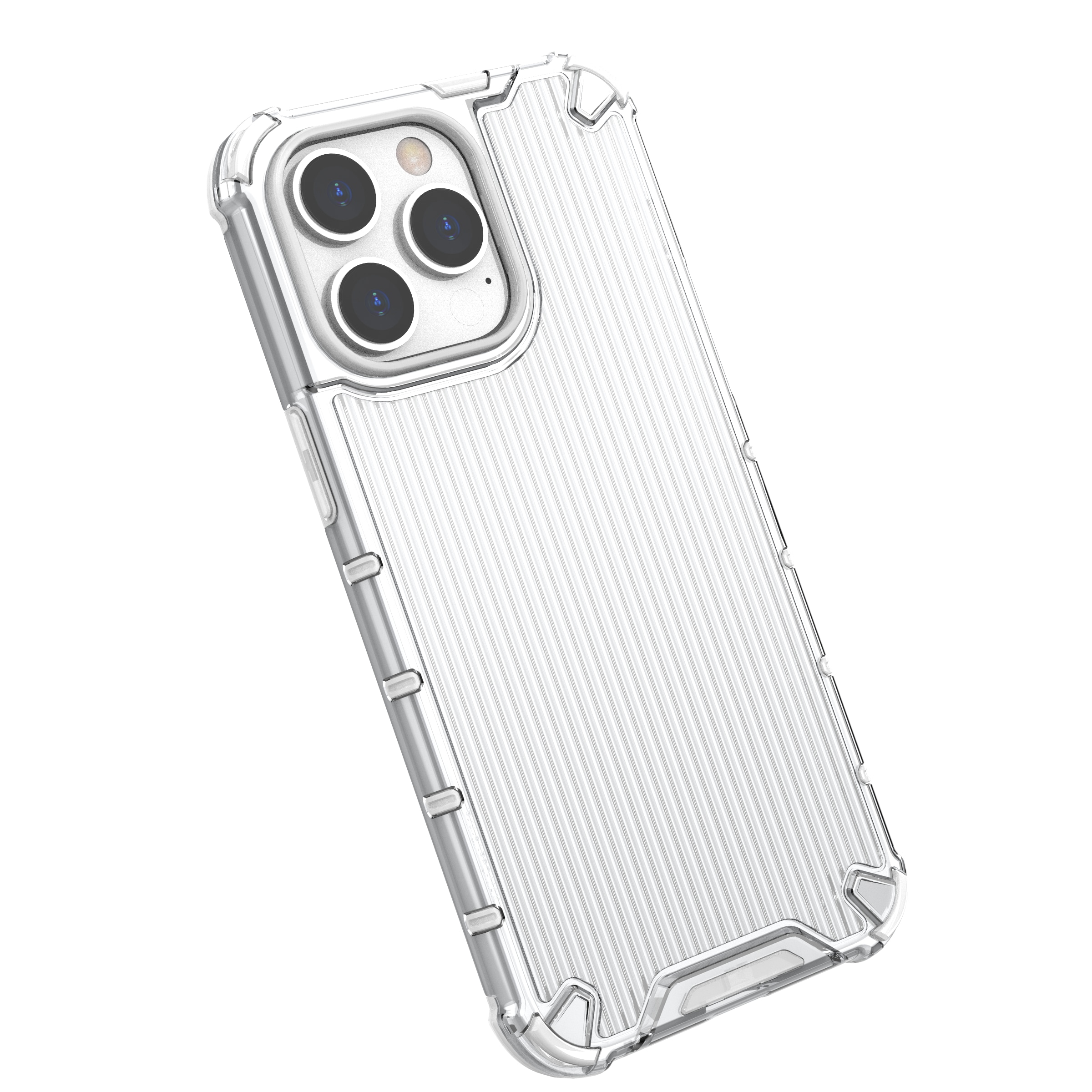 Ombre Protect Case til iPhone 14 Pro pansret cover pink og blå