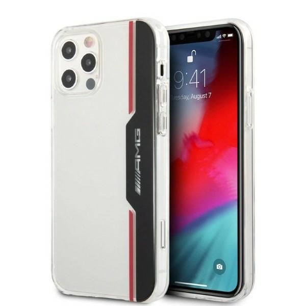 AMG Electroplate lodret etui til iPhone 12 / iPhone 12 Pro - gennemsigtig