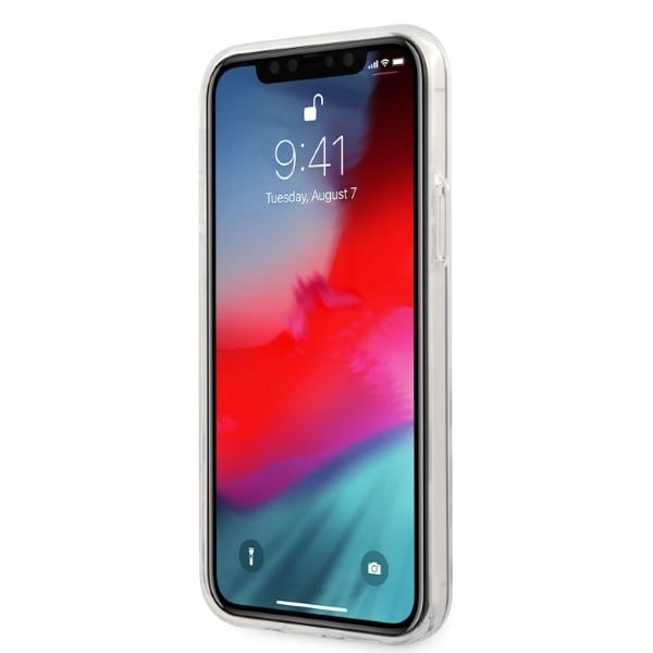 AMG Electroplate lodret etui til iPhone 12 / iPhone 12 Pro - gennemsigtig