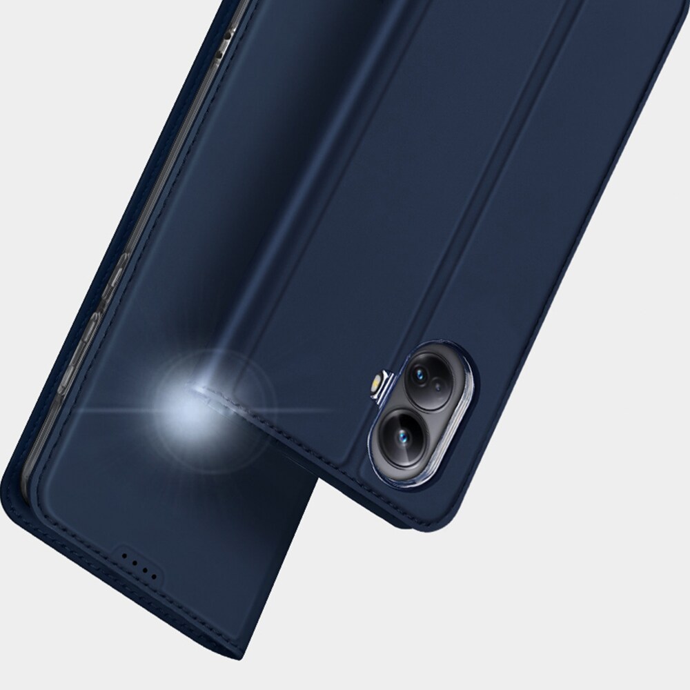 Dux Ducis Skin Pro-etui til Realme 10 Pro Flip Card Wallet Stand Blue