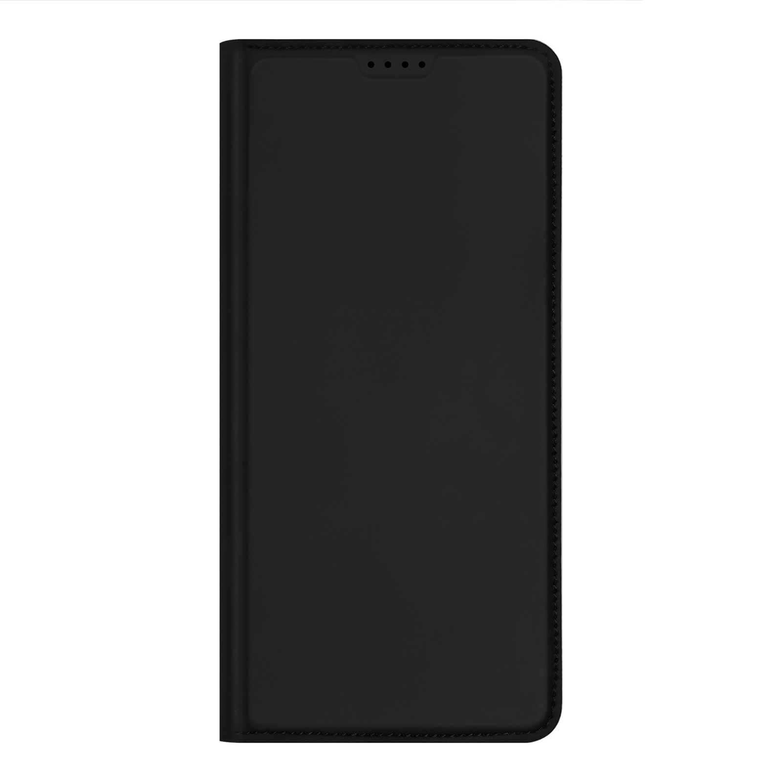 Dux Ducis Skin Pro-etui til Realme 10 Pro+ flip cover kort tegnebog stativ sort