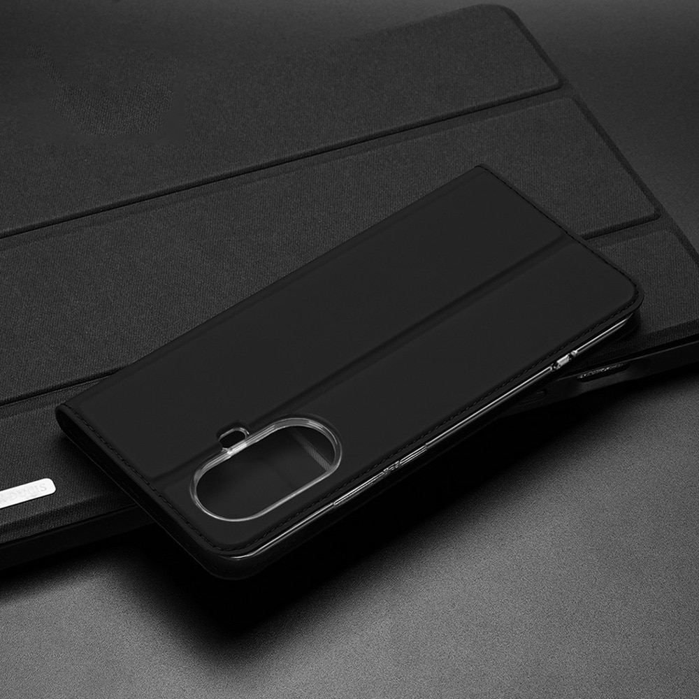 Dux Ducis Skin Pro-etui til Realme 10 Pro+ flip cover kort tegnebog stativ blå