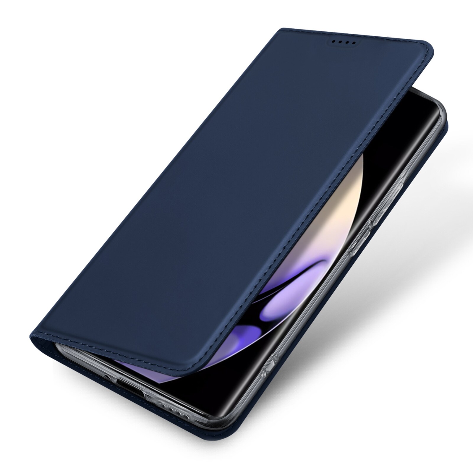 Dux Ducis Skin Pro-etui til Realme 10 Pro+ flip cover kort tegnebog stativ blå