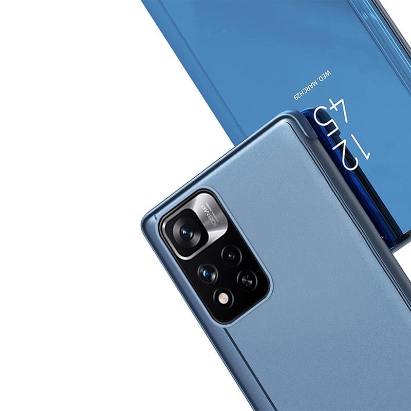 Clear View Case-etui til Realme 10 flip cover sort