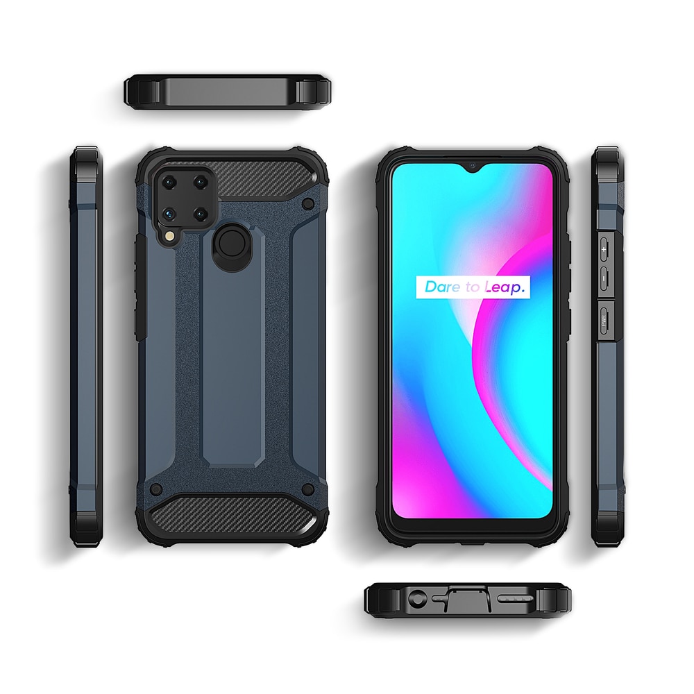 Hybrid Armor-kuffert til Realme 10 5G / Realme 9i 5G pansret hybridkuffert sort