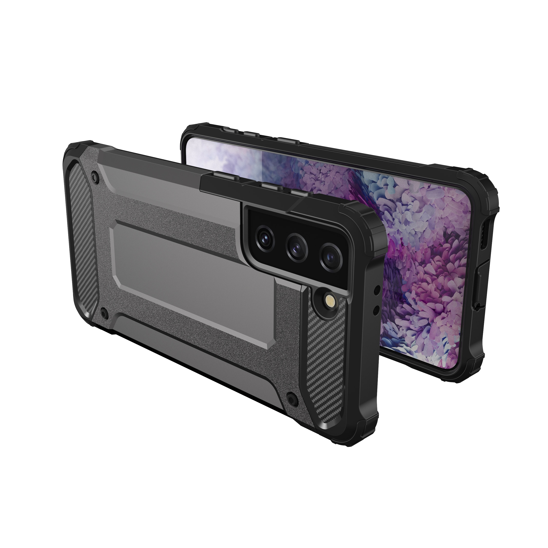 Hybrid Armor-etui til Samsung Galaxy S23+ pansret hybrid-etui sort