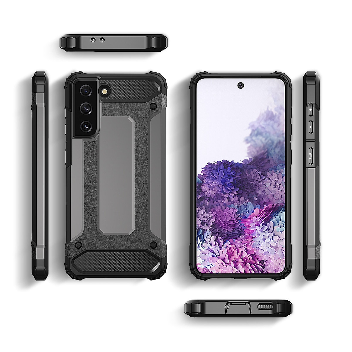Hybrid Armor-etui til Samsung Galaxy S23+ pansret hybridcover blå