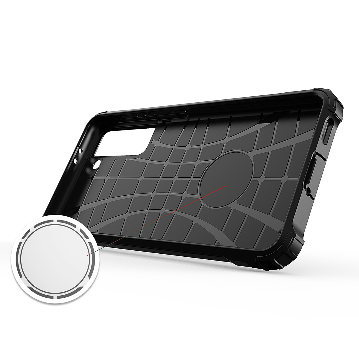 Hybrid Armor-etui til Samsung Galaxy S23+ pansret hybridcover blå