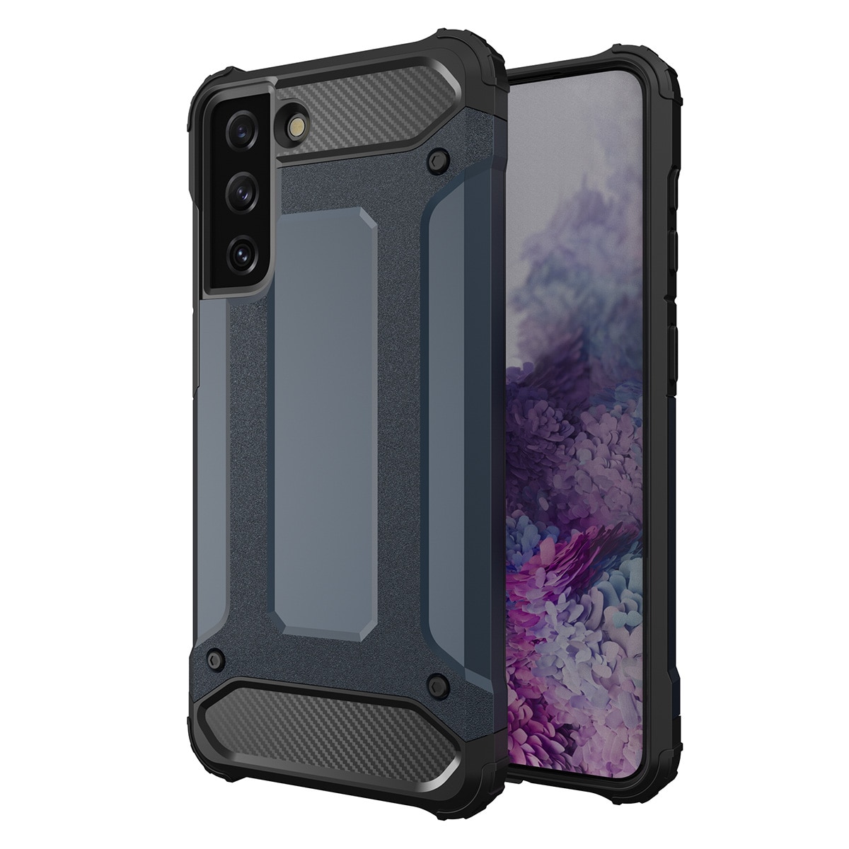 Hybrid Armor-etui til Samsung Galaxy S23+ pansret hybridcover blå