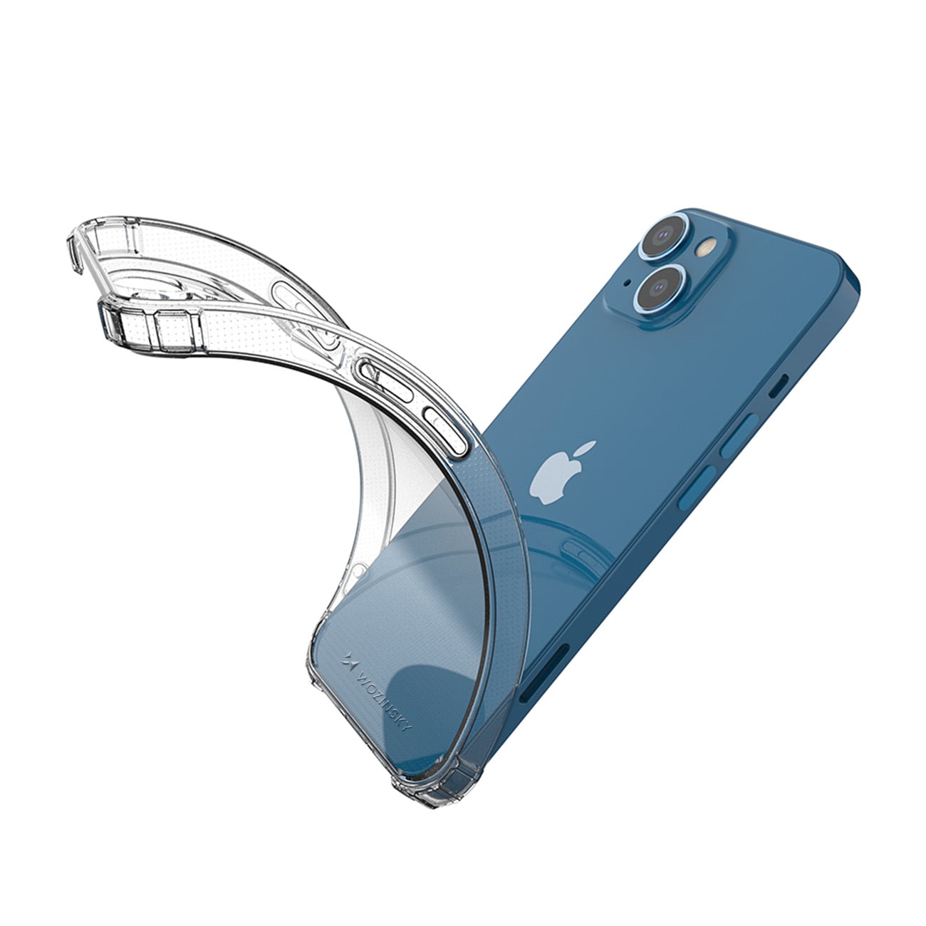 Wozinsky Anti Shock-etui til iPhone 14 Plus gennemsigtigt gennemsigtigt etui