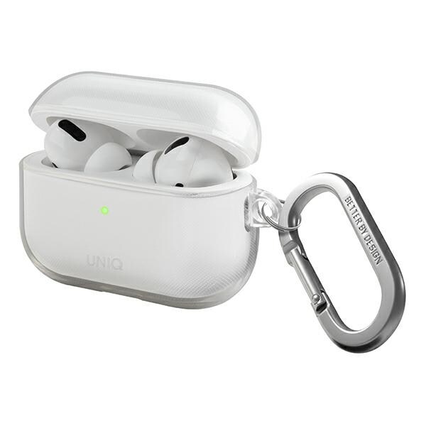 Uniq-etui Glase AirPods Pro 2 gen transparent/glinsende klar