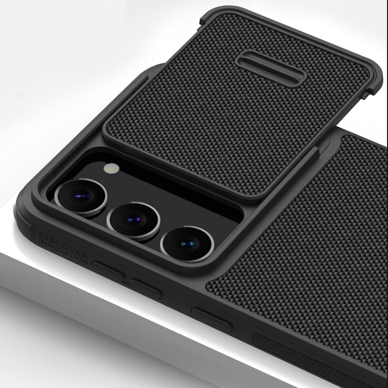 Nillkin Textured S Case til Samsung Galaxy S23+ pansret cover med kameradæksel sort