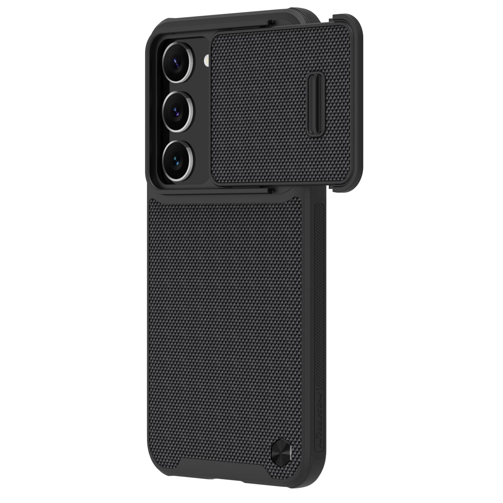 Nillkin Textured S Case til Samsung Galaxy S23+ pansret cover med kameradæksel sort