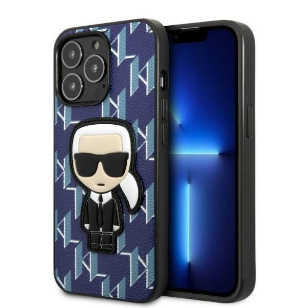 Karl Lagerfeld KLHCP13LPMNIKBL iPhone 13 Pro / 13 6.1" hardcase blå/blå Monogram Ikonik Patch