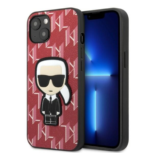 Karl Lagerfeld KLHCP13SPMNIKPI iPhone 13 mini 5,4" hardcase rød/rød Monogram Ikonik Patch