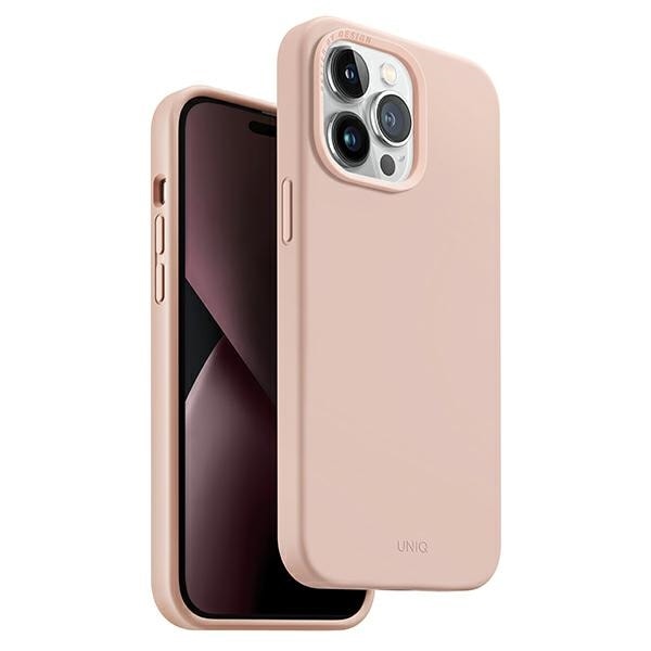 Uniq Lino-etui til iPhone 14 Pro Max - pink