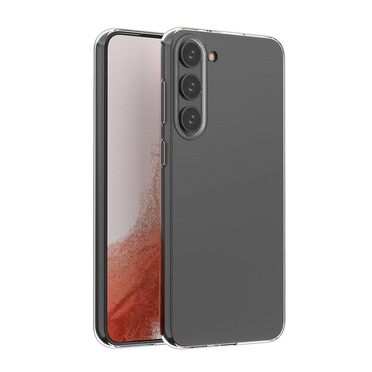 Ultraklart 0,5 mm etui til Samsung Galaxy S23+ tyndt cover gennemsigtigt