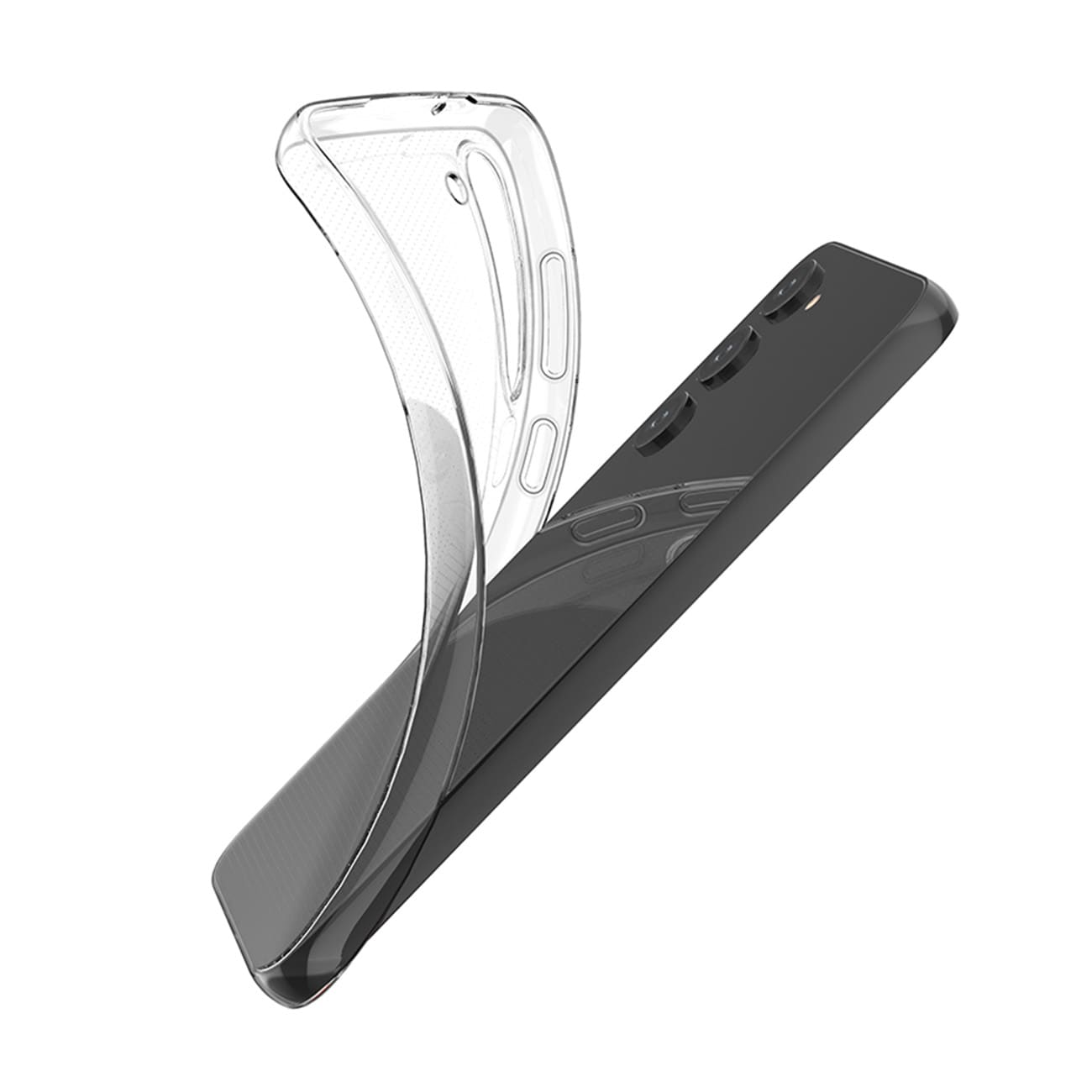 Ultraklart 0,5 mm etui til Samsung Galaxy S23+ tyndt cover gennemsigtigt