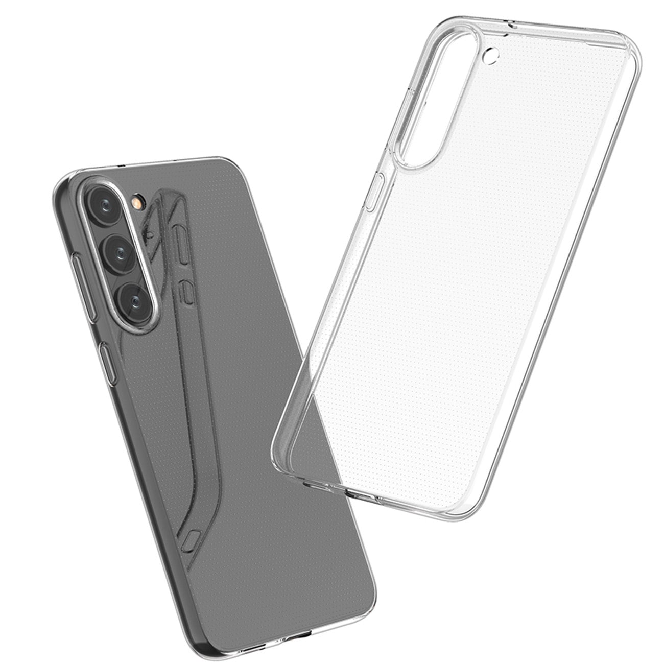 Ultraklart 0,5 mm etui til Samsung Galaxy S23+ tyndt cover gennemsigtigt