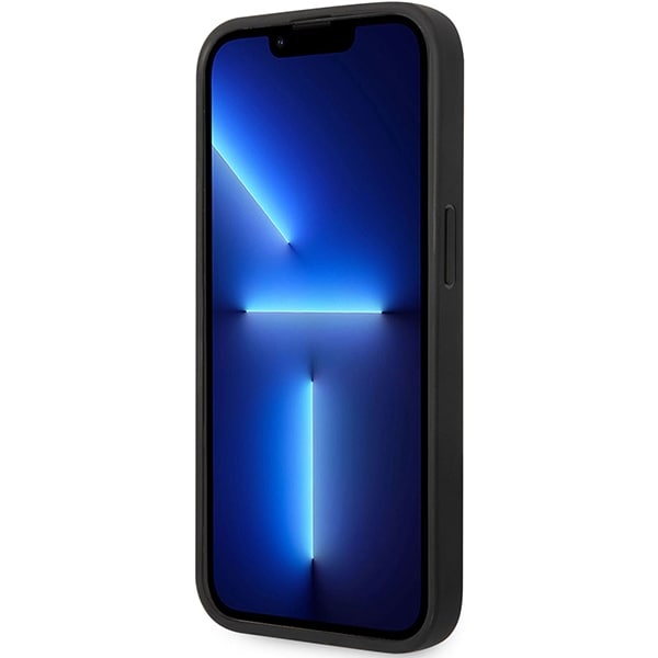 Etui BMW BMHCP14L22RQDK iPhone 14 Pro 6,1" sort/sort Quiltet læder