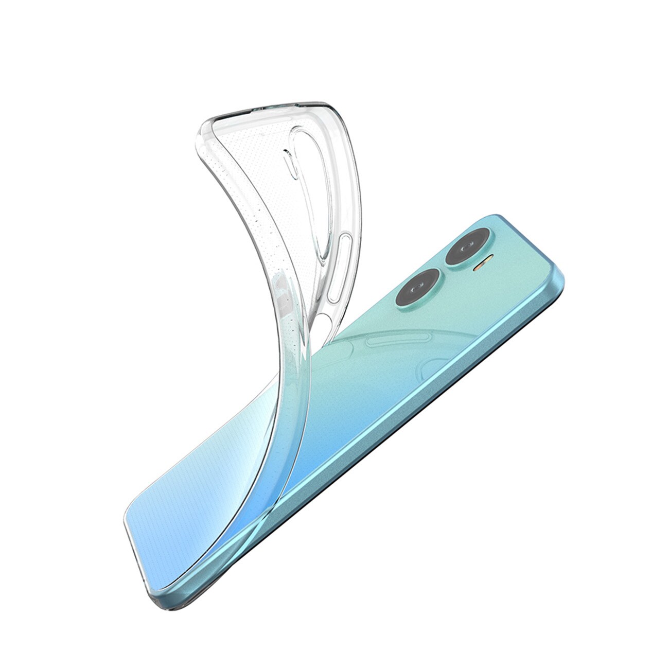 Ultraklart 0,5 mm etui til Vivo Y16 / Vivo Y02s tyndt cover gennemsigtigt