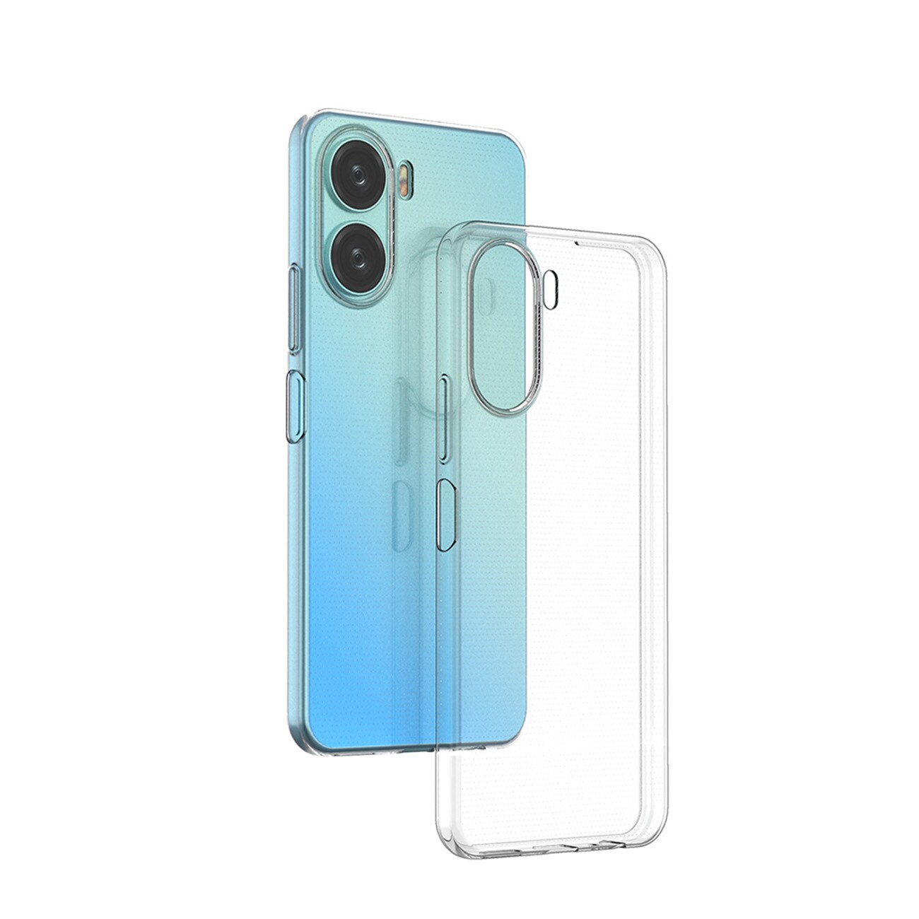 Ultraklart 0,5 mm etui til Vivo Y16 / Vivo Y02s tyndt cover gennemsigtigt