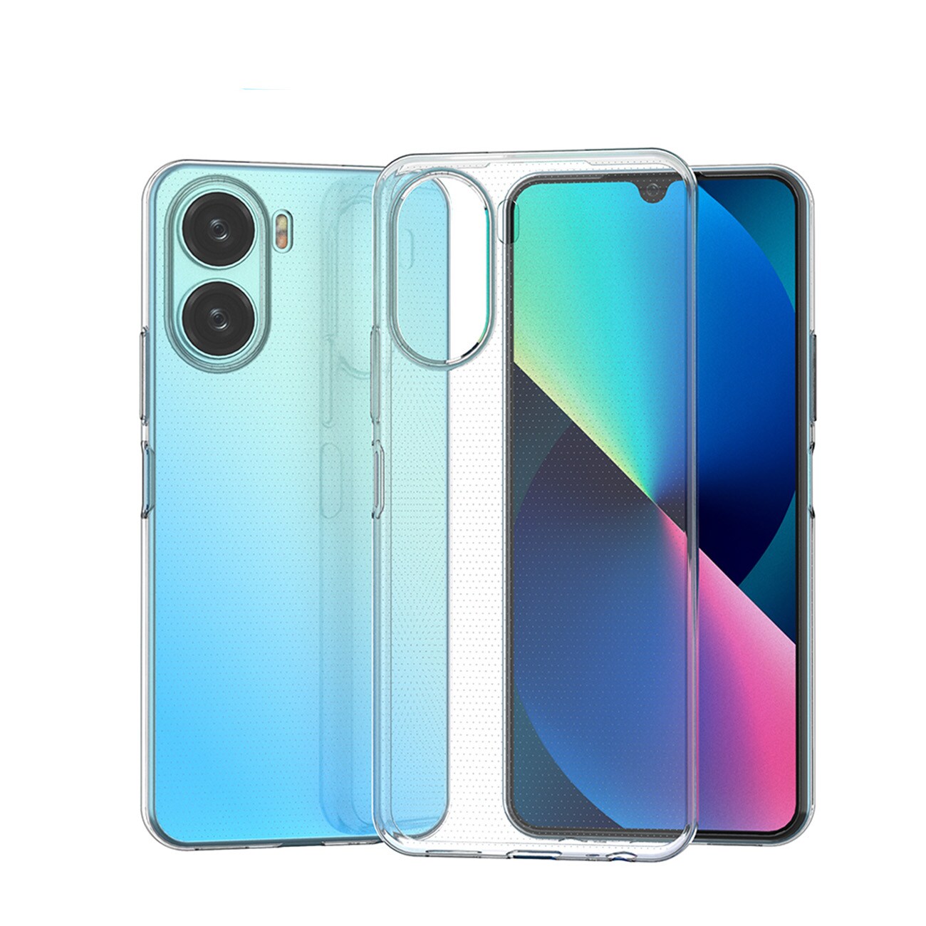 Ultraklart 0,5 mm etui til Vivo Y16 / Vivo Y02s tyndt cover gennemsigtigt