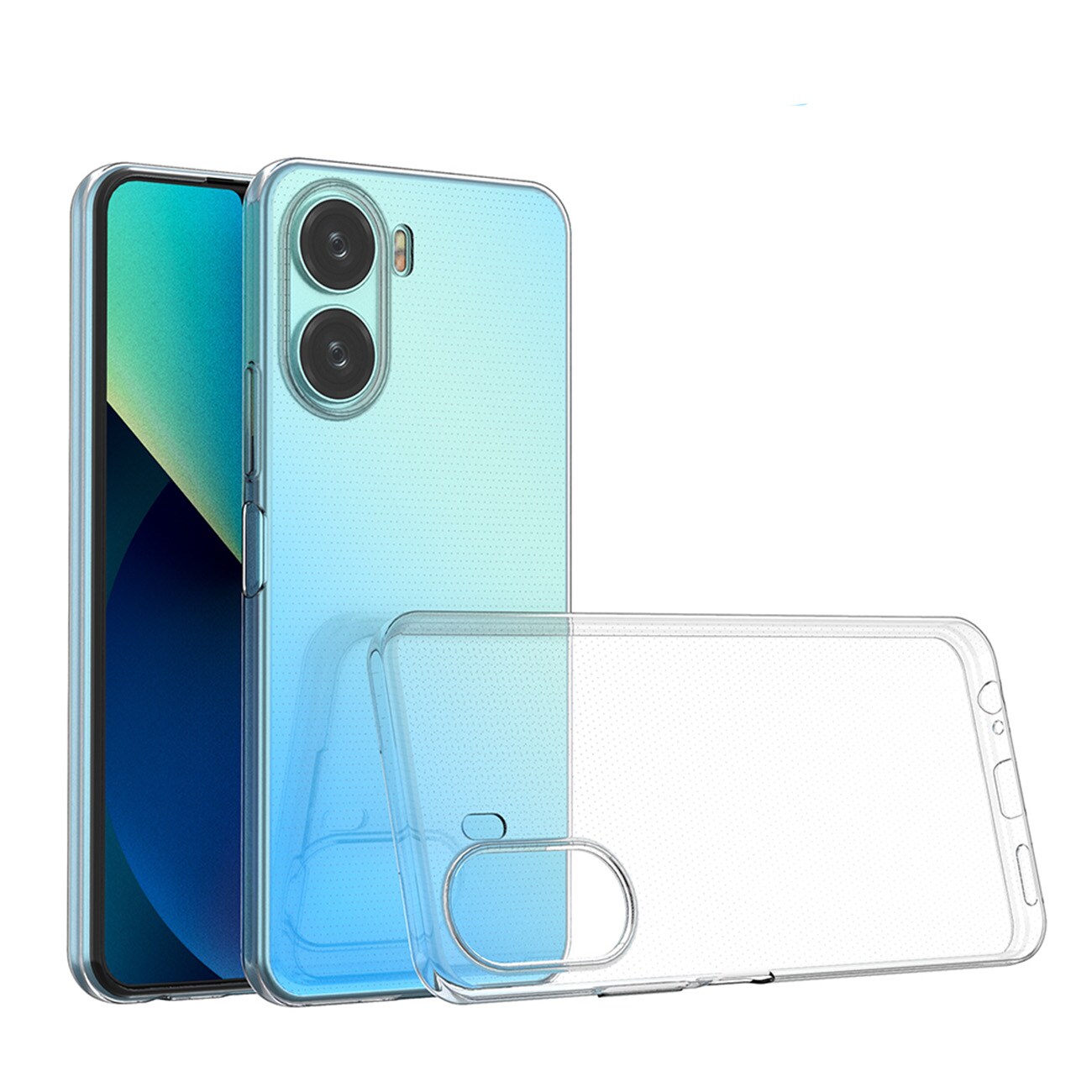 Ultraklart 0,5 mm etui til Vivo Y16 / Vivo Y02s tyndt cover gennemsigtigt