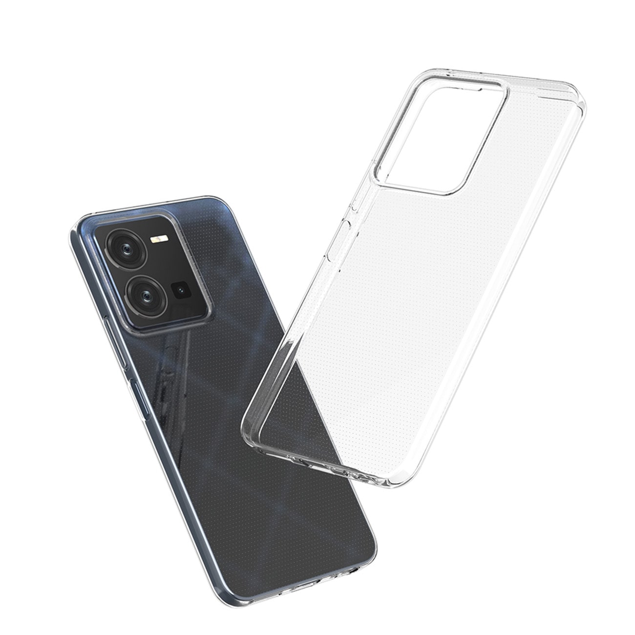 Ultraklart 0,5 mm etui til Vivo Y35 / Vivo Y22 / Vivo Y22s Tyndt cover Transparent