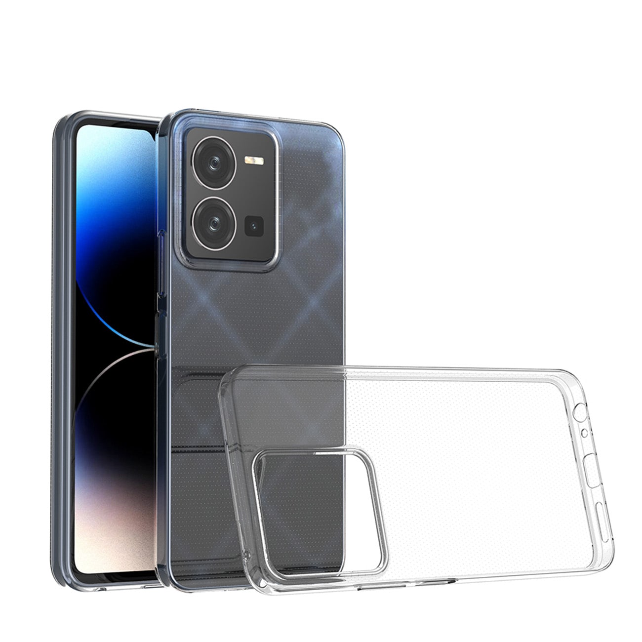 Ultraklart 0,5 mm etui til Vivo Y35 / Vivo Y22 / Vivo Y22s Tyndt cover Transparent