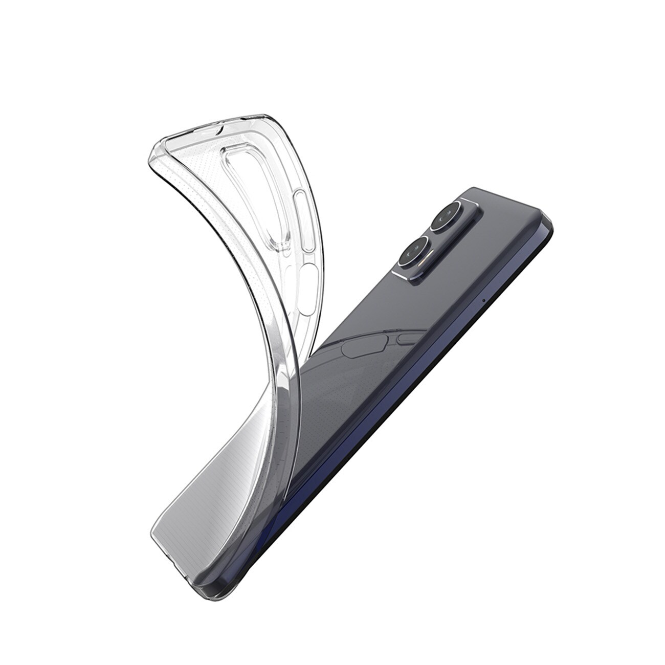 Ultraklart 0,5 mm etui til Motorola Moto G73 5G tyndt cover gennemsigtigt
