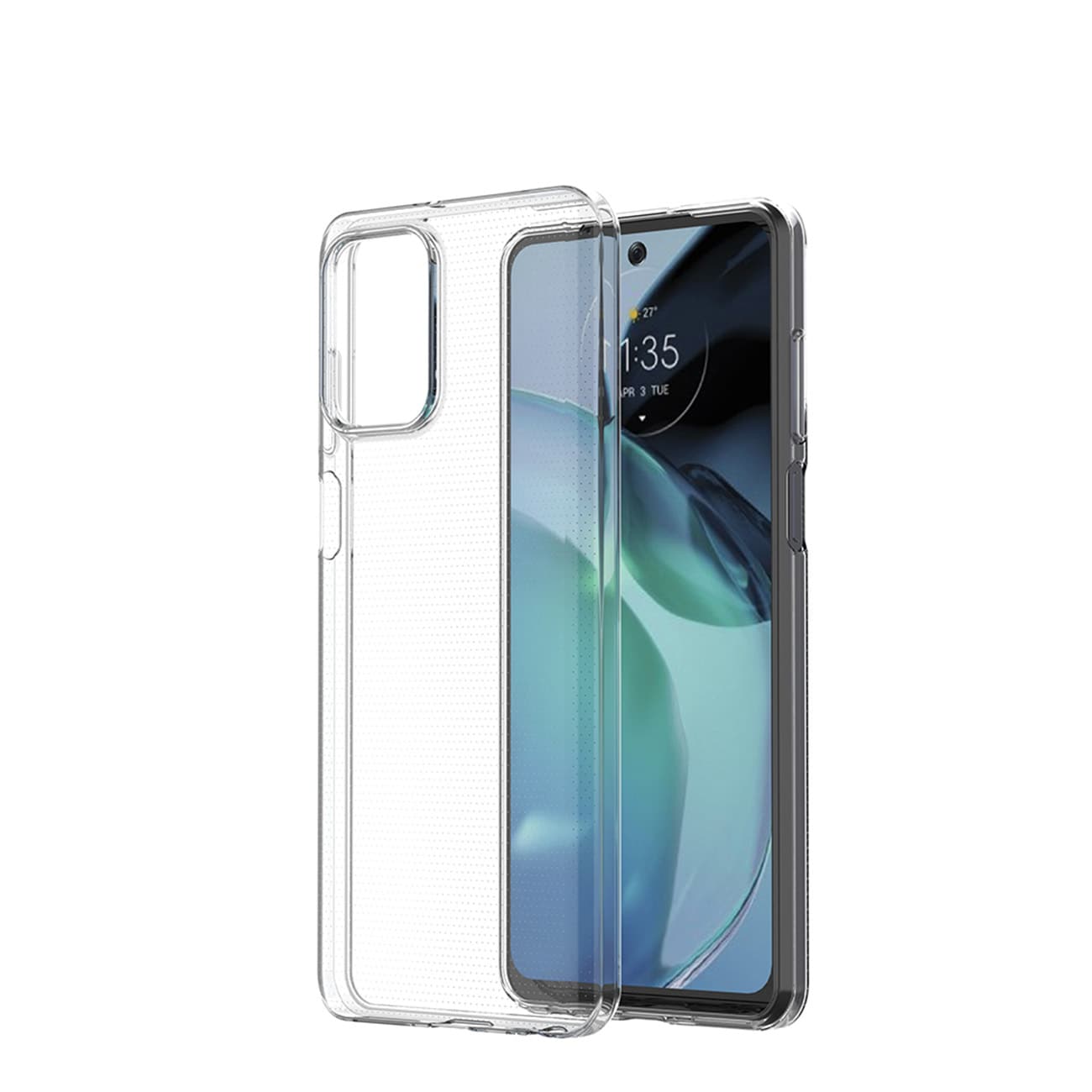 Ultraklart 0,5 mm etui til Motorola Moto G73 5G tyndt cover gennemsigtigt