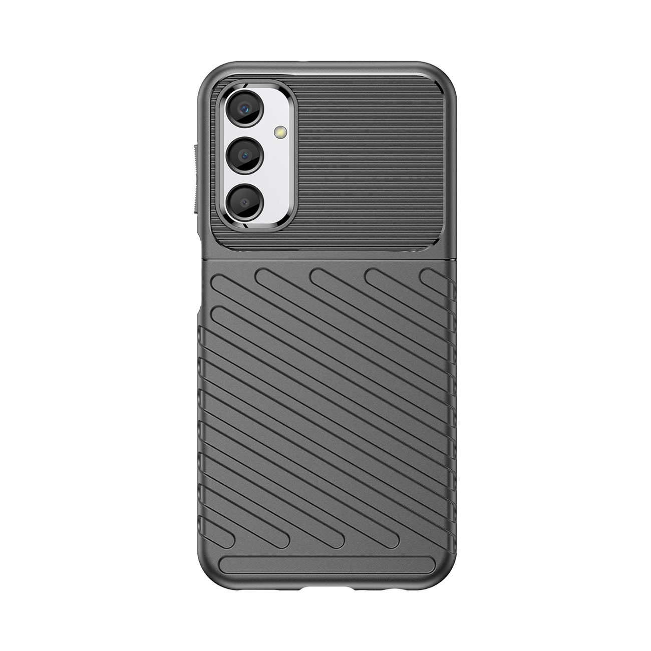 Thunder Case etui til Samsung Galaxy A24 4G silikone panseretui sort