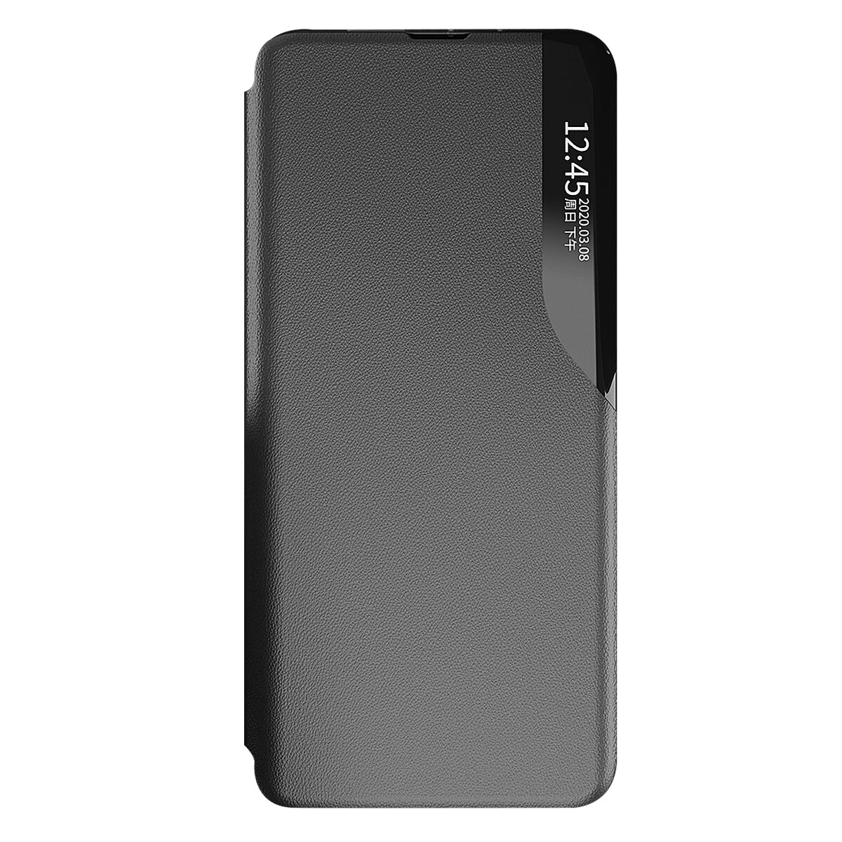 Eco Leather View Case cover til Samsung Galaxy A24 4G med flipstativ blå